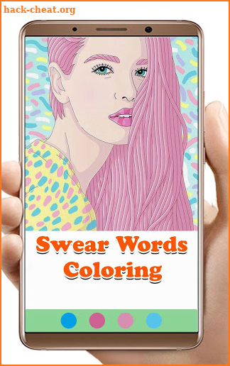 Color by Number Swear Words Coloring Book of Adult screenshot