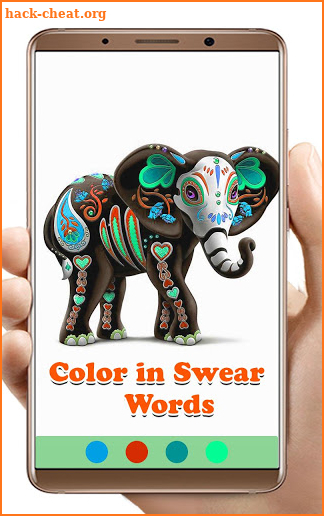 Color by Number Swear Words Coloring Book of Adult screenshot