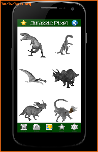 Color by Numbers: Jurassic Dinosaur Pixel Art screenshot