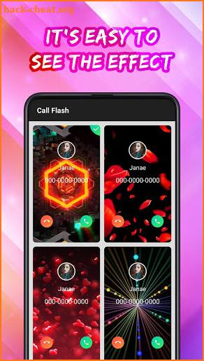Color Call Flash- Call Screen, Color Phone Flash screenshot