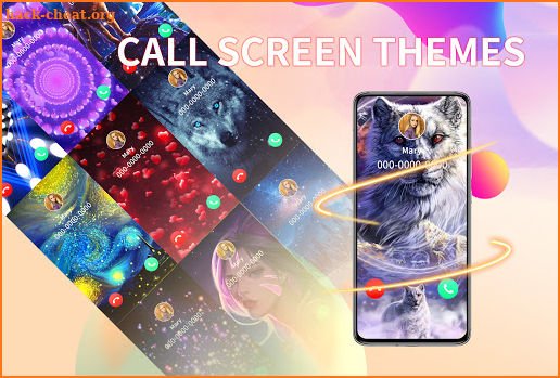 Color Call Flash - Call Screen Theme, Color Phone screenshot