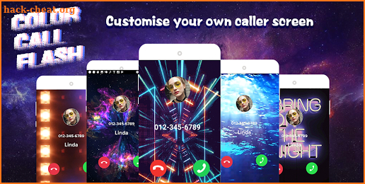 Color Call Flash - Color Phone Screen & LED Flash screenshot