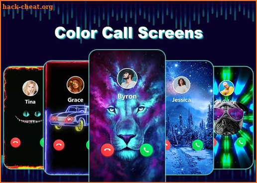 Color Call - Phone Caller Screen Color Phone Flash screenshot