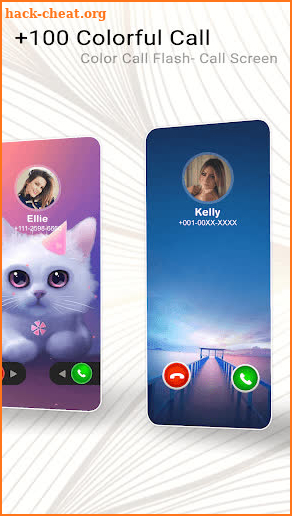 Color Call Screen, Call Themes, Photo Phone Dialer screenshot