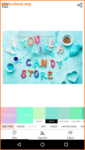 Color Cam-Mix,Nihon,Palette,Color filter,Colorburn screenshot