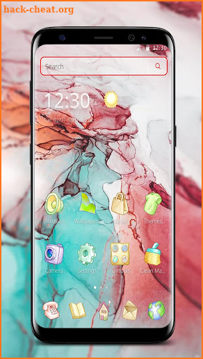 Color Classy Marble Pattern Theme screenshot