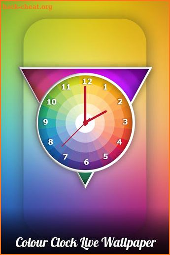 Color Clock Live Wallpaper screenshot