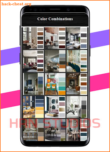 Color Combinations for Home Interiors screenshot