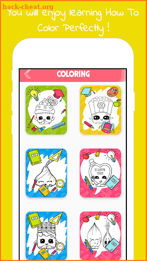 Color Cute Shopkins screenshot