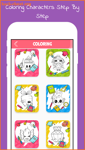 Color Cute Shopkins screenshot