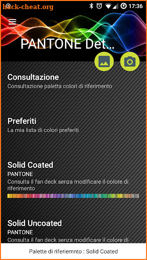 Color detector for PANTONE screenshot
