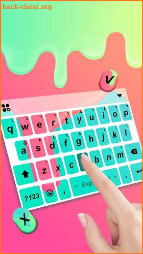 Color Drip Live Keyboard Background screenshot