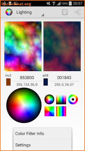 Color Filters in Android SDK screenshot