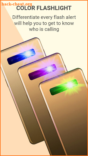 Color Flash Call & Color SMS Multicolor LED Flash screenshot
