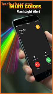 Color Flash Light alert Call screenshot