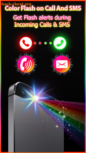 Color flash on call & SMS:  LED Flash screenshot