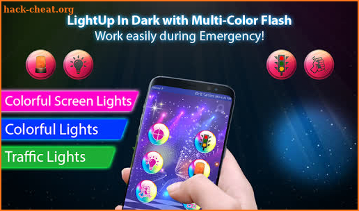 Color flashlight: Disco light, color light screenshot
