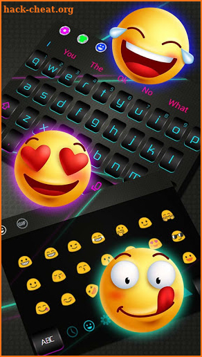 Color Fluorescent Black keyboard screenshot