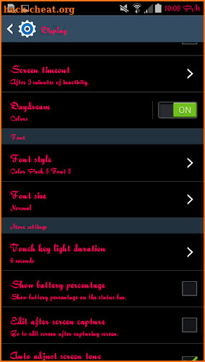 Color Fonts for FlipFont #5 screenshot