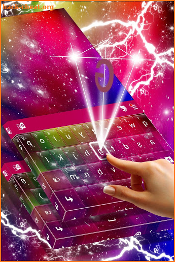 Color Galaxy Keyboard screenshot