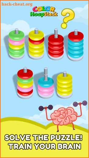 Color Hoop Sort Puzzle: Sorting 3D Game screenshot