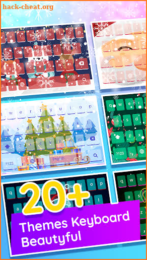 Color Keyboard, Christmas Keyboard 2019 screenshot