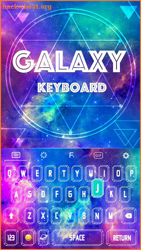Color Keyboard Galaxy Theme screenshot