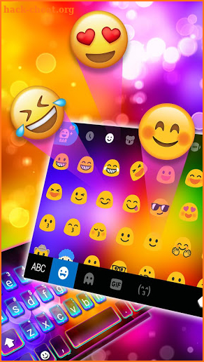 Color Light Flash Keyboard Theme screenshot