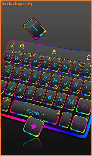 Color Light Keyboard Theme screenshot