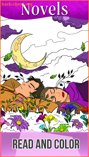 Color Love - Coloring Book Love Story Romance Club screenshot