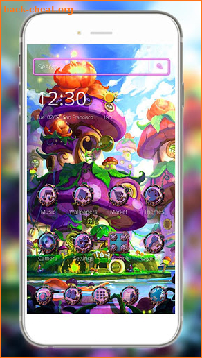 Color Magic Mushroom Theme screenshot