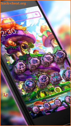 Color Magic Mushroom Theme screenshot