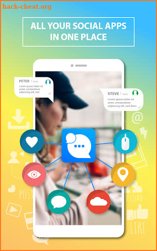 Color messenger - theme & lock messenger screenshot