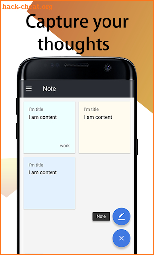 Color Note Pad – noted for lock screen notes screenshot