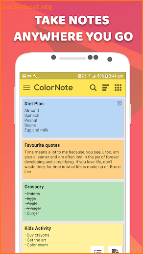 Color Notes screenshot
