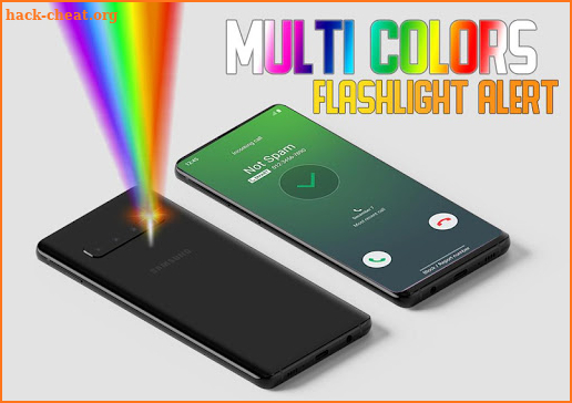 Color Phone flashlight -Color Call Flash Torch led screenshot