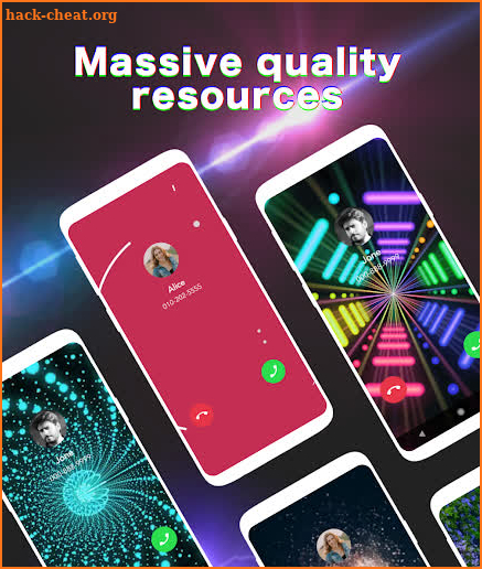 Color Phone Launcher - Call Screen Theme, Flash screenshot