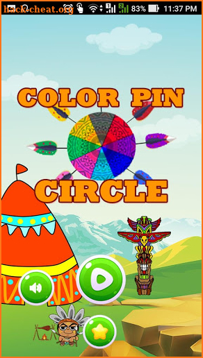 Color Pin Circle - Addictive Pin Shooter Game screenshot