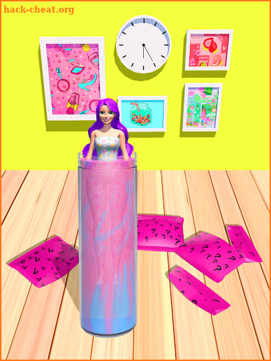 Color Reveal Suprise Doll Game screenshot