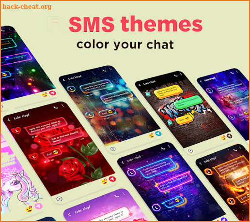Color SMS - Themes, Customize chat, Emoji screenshot