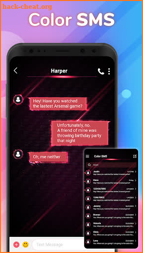 Color SMS - Your Personal SMS Message screenshot