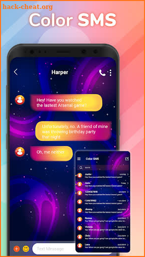 Color SMS - Your Personal SMS Message screenshot