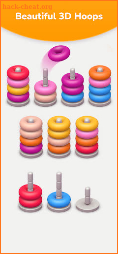 Color Sort 3D — Hoop Stack screenshot