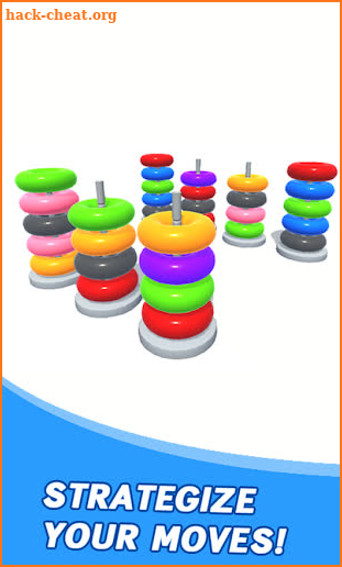 Color Sort Puzzle: Color Hoop Stack Puzzle screenshot
