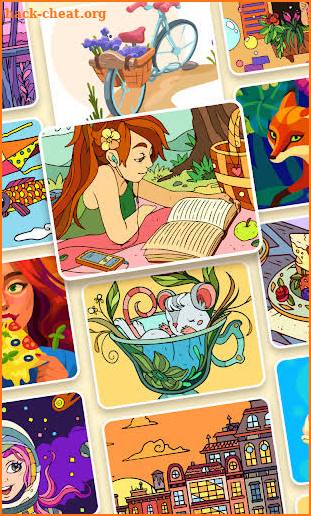 Color Stories: coloring casino & paint art gallery screenshot