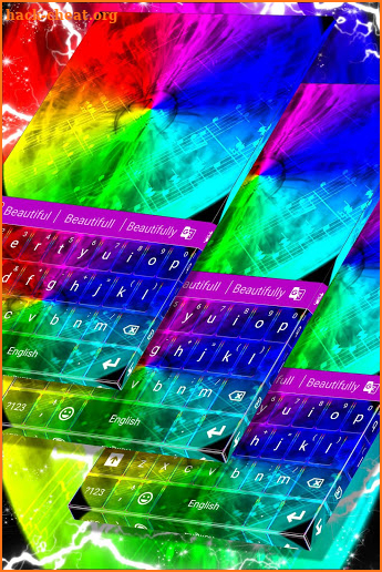 Color Symphony Keyboard Theme screenshot