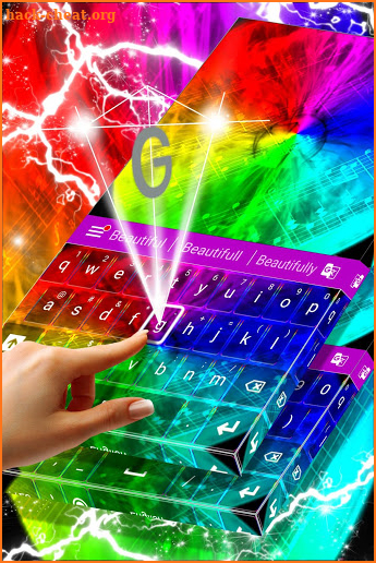 Color Symphony Keyboard Theme screenshot