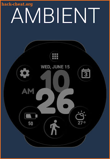 Color Watch Face (by HuskyDEV) screenshot