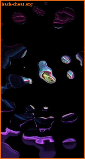 Color water drops vibrate live wallpaper screenshot