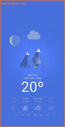 Color Weather Temperature - Live Wallpaper screenshot